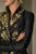 Knighton Jacquard Jacket Black And Gold Knighton Jacquard Jacket Black And Gold