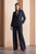 Knighton Wool Pinstripe Jacket Navy Knighton Wool Pinstripe Jacket Navy