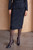 Kerrison Wool Pinstripe Pencil Skirt Navy Kerrison Wool Pinstripe Pencil Skirt Navy