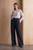 Hartwood Wool Pinstripe Trousers Navy Hartwood Wool Pinstripe Trousers Navy