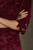 Ameria Velvet Lace Top Dark Crimson Ameria Velvet Lace Top Dark Crimson