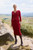 Verrone Sculpt Stretch Crepe Dress Dark Red Verrone Sculpt Stretch Crepe Dress Dark Red