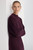 Savoia Merino Dress Deep Maroon