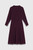 Savoia Merino Dress Deep Maroon
