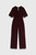 Langford Velvet Jumpsuit Dark Crimson Langford Velvet Jumpsuit Dark Crimson