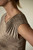 Aspen Metallic Knit Top Bronze Aspen Metallic Knit Top Bronze