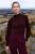 Loceri Cashmere Sweater Dark Crimson Loceri Cashmere Sweater Dark Crimson