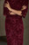 Kerrison Embroidered Velvet Skirt Dark Crimson Kerrison Embroidered Velvet Skirt Dark Crimson
