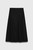 Torridon Boiled Wool Skirt Black