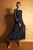 Portofino Silk Georgette Dress Navy