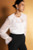 Soleto Sequin Lace Blouse Ivory Soleto Sequin Lace Blouse Ivory