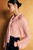 Lusia Fil Coupe Blouse Soft Pink And Gold Lusia Fil Coupe Blouse Soft Pink And Gold