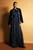 Rivara Fil Coupe Gown Navy And Gold Rivara Fil Coupe Gown Navy And Gold