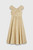 Palermo Jacquard Sleeveless Dress Gold