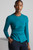 Malone Sculpt Stretch Crepe Top Kingfisher Blue