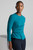 Malone Sculpt Stretch Crepe Top Kingfisher Blue