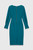 Aubrey Sculpt Stretch Crepe Dress Kingfisher Blue