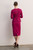 Alina Sculpt Stretch Crepe Dress Magenta