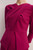 Alina Sculpt Stretch Crepe Dress Magenta