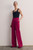 Adelaide Sculpt Stretch Crepe Wide-Leg Trousers Magenta