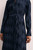 Aurellie Pleat Dress Navy