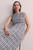 Tureen Tweed Dress Navy And Ivory