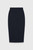 Sculpt Knit Santon Skirt Navy