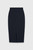 Sculpt Knit Santon Skirt Navy