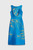 Eden Jacquard Dress Vivid Turquoise