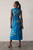 Eden Jacquard Dress Vivid Turquoise