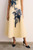 Zellia Fil Coupe Dress Pale Yellow And Navy
