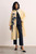 Idra Fil Coupe Coat Pale Yellow And Navy
