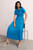 Allegra Stretch Knit Dress Vivid Turquoise