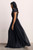Sevilla Silk Chiffon Maxi Dress Navy