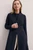 Clever Crepe Finchley Coat Navy
