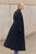 Clever Crepe Finchley Coat Navy