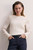 Ellesmere Plisse Blouse Ivory