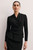 Clever Crepe Belleville Long Sleeve Top Black