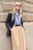 Lyon Textured Palazzo Trousers Sand