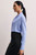 Cosette Stretch Knit Top Chalk Blue
