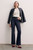 Knighton Leather Jacket Navy