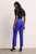 Clever Crepe Tavira Trousers Cobalt Blue