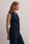 Clever Crepe Romney Waistcoat Navy