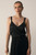 Adela Cami Black Silk Satin
