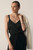 Adela Cami Black Silk Satin
