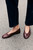 Melfi Leather Ballerina Flats Burgundy