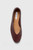 Melfi Leather Ballerina Flats Burgundy