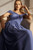 Sevilla Silk Chiffon Maxi Dress Celestial Steel Blue