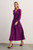 Soli Silk Chiffon Dress Electric Magenta