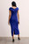 Riano Wool Crepe Dress Cobalt Blue